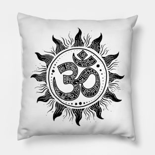 Om spiritual symbol Pillow