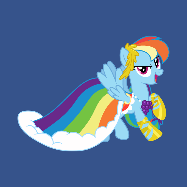 Gala Rainbow Dash landed by CloudyGlow