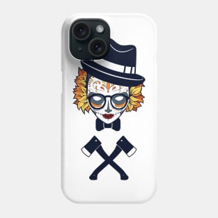 Sugar skull and Hatchets Phone Case