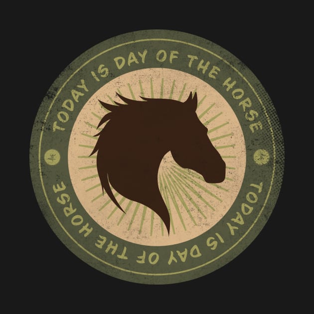 Today is Day of the Horse Badge by lvrdesign