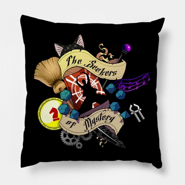 Seekers of Mystery Pillow by timescape