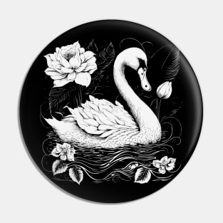 Beautiful Swan Pin