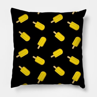 Lemon Ice Cream Stick Pattern Pillow