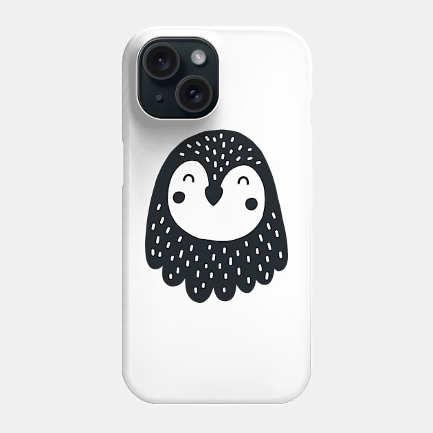 Owl - Scandinavian Style Phone Case by zaputu