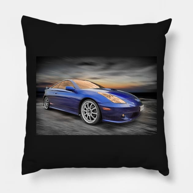 Celica TRD Sports M Pillow by GeoffCarpenter