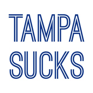 Tampa Sucks (Royal Text) T-Shirt