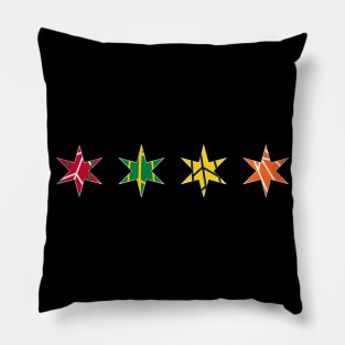 Starred and Feathered Pillow