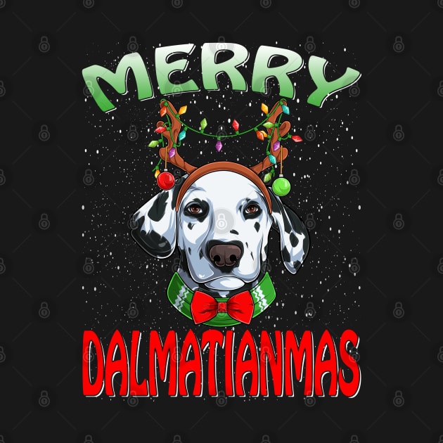 Merry Dalmatianmas Ugly Dalmatian Christmas Xmas Pajamas by intelus