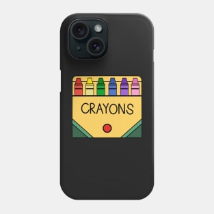 Crayons Drawing Phone Case