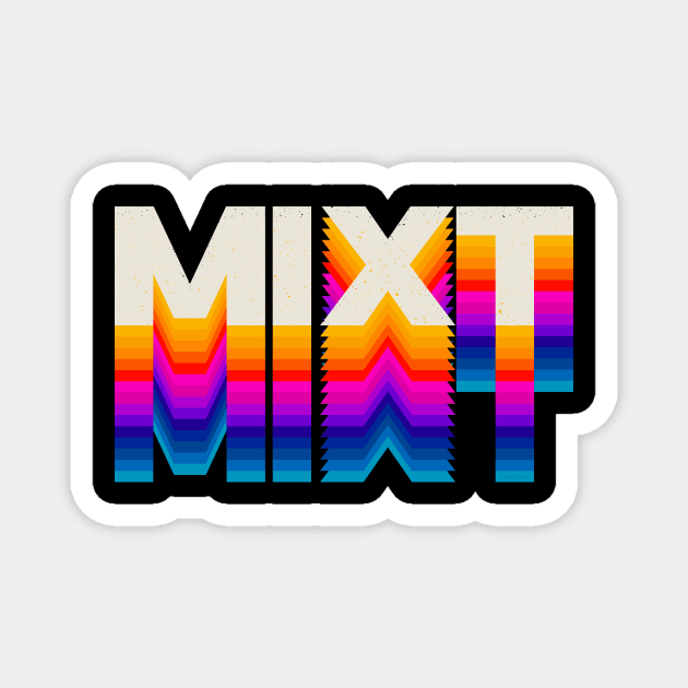 4 Letter Words - Mixt Magnet by DanielLiamGill