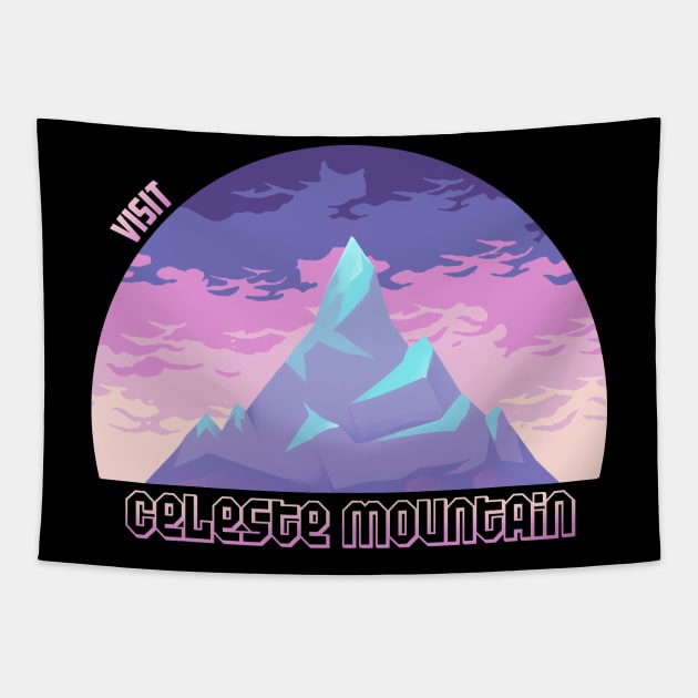 Visit Celeste Mountain Tapestry by Adamantitan