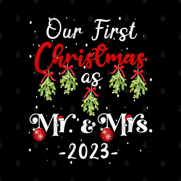 Our First Christmas as Mr and Mrs 2023 by Mind Your Tee