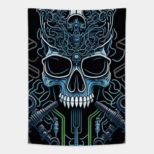 Cyborg Heads S02 D77 Tapestry