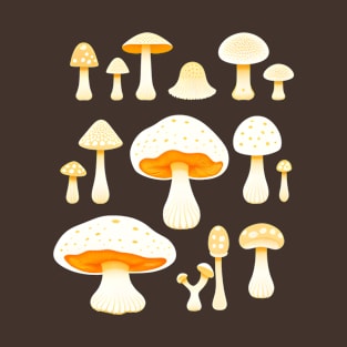 Mushroom Pattern T-Shirt