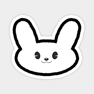 White Rabbit Magnet