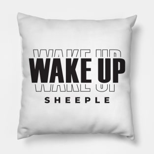 Wake Up Sheeple Pillow