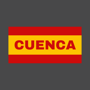 Cuenca City in Spanish Flag Colors T-Shirt