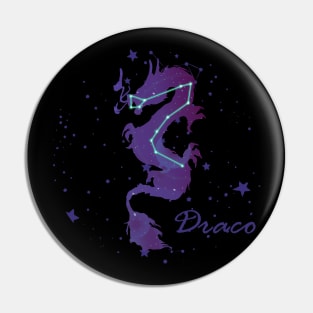Draco Constellation Pin