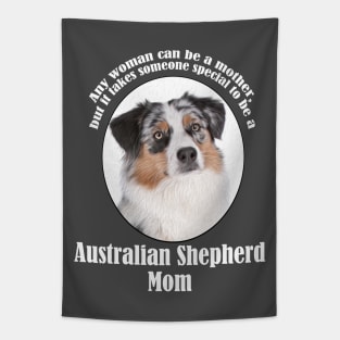 Australian Shepherd Mom Tapestry