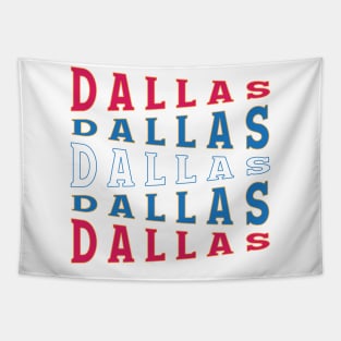 TEXT ART USA DALLAS Tapestry