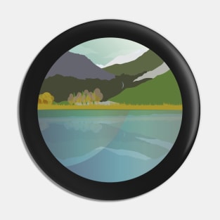 New Zealand Landscape - Mount Aspiring National Park Pin