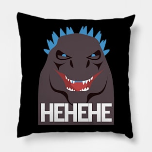 zilla hehehe meme Pillow