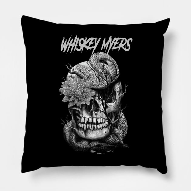 WHISKEY MYERS BAND MERCHANDISE Pillow by jn.anime