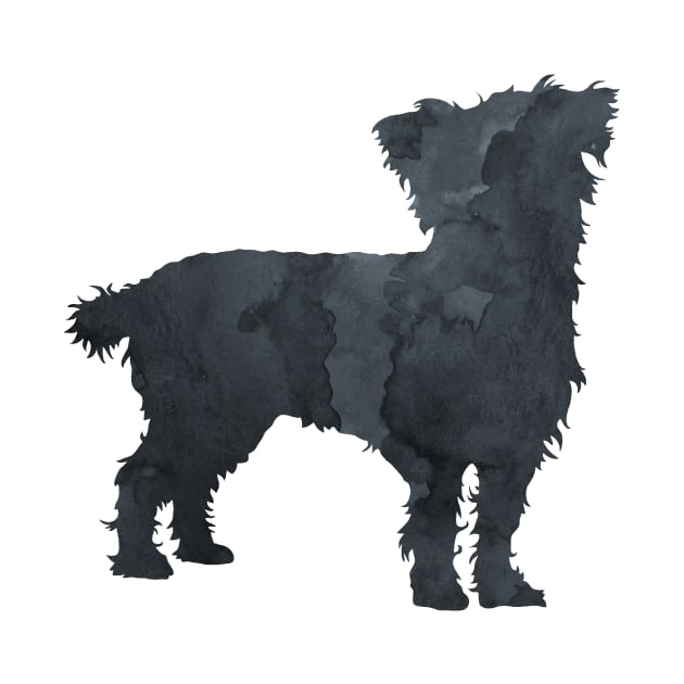 Cairn Terrier Silhouette Art by BittenByErmines