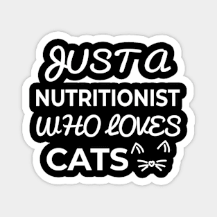 nutritionist cat lover Magnet