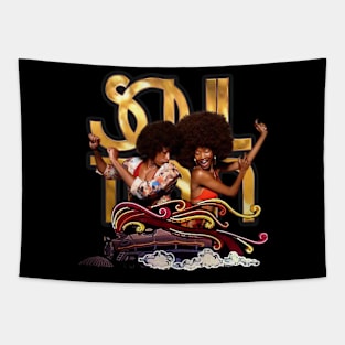 Black History Soul Train 1971 Tapestry