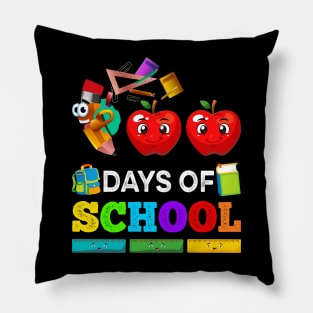 100 Days of school Funny Teachers and Students Pillow