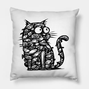 Funny Cat for kids Pillow