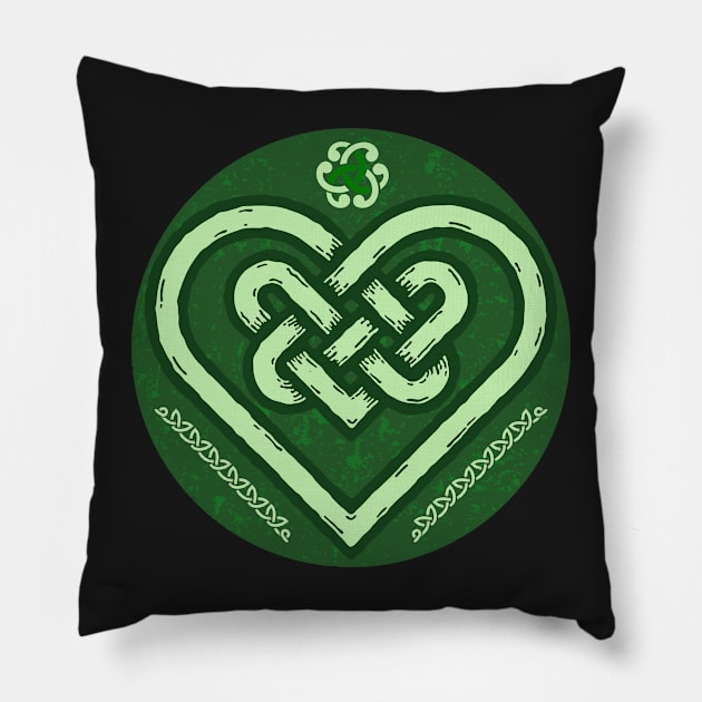 Celtic Heart Knot Pillow by soulfulprintss8