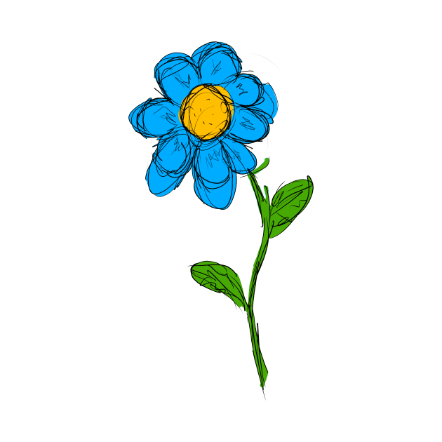 Blue Flower by MacSquiddles