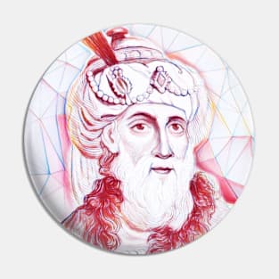 Flavius Josephus Portrait | Flavius Josephus Artwork | Line Art Pin