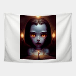 Witching Hour Halloween Witch Tapestry