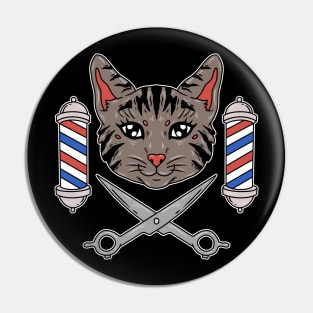 DOMESTIC CAT BARBER Pin