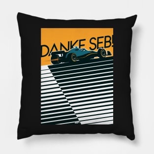 Danke Seb: Sebastian Vettel F1 Tribute Pillow