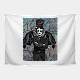 Steampunk Poe Tapestry