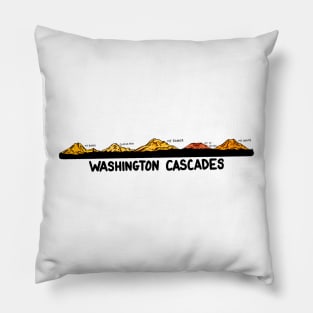 Washington Cascades - Baker, Glacier Peak, Rainier, St. Helens, Adams Pillow