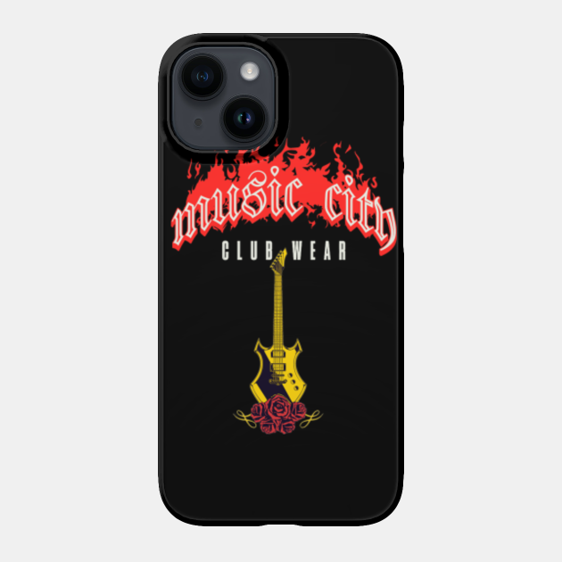 music city club wear tshirt design Volume VU Meter Vintage Audio Engineer  Recording Studio Gear Head Musician Guitar Turntable T-Shirt - Music - Phone  Case | TeePublic