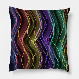 Electric Rainbow Pillow