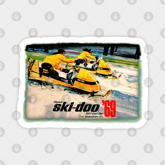 Ski-Doo 1 Magnet by Midcenturydave