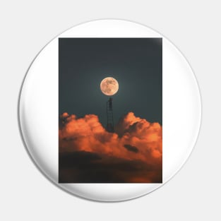 Moon climbing Pin