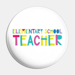 Elementary School Teacher Gift Idea Cute Back to School Pin