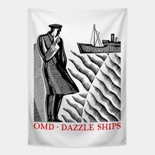 OMD Dazzle Ships  -- Original Aesthetic Design Tapestry