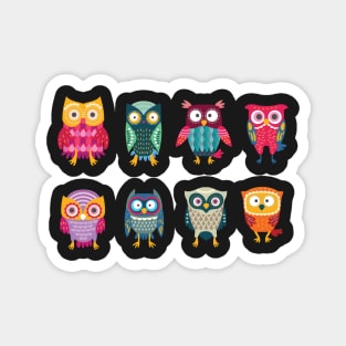 Owl stickers Magnet