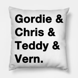 Stand By Me Names Pillow