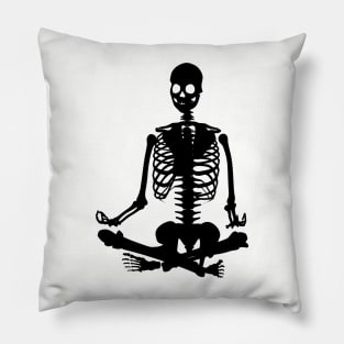 Skeleton Meditation Pillow