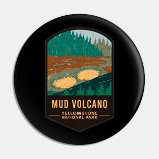 Mud Volcano Yellowstone National Park Pin